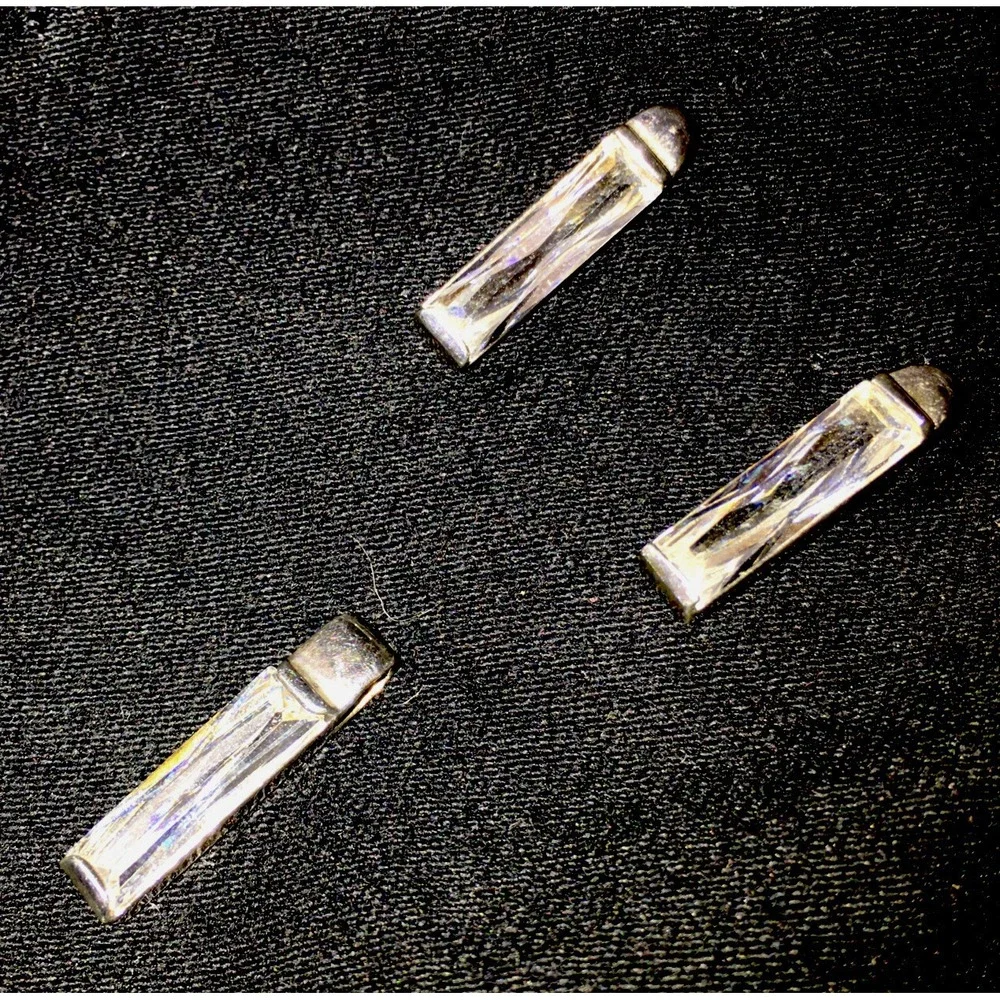 Sterling Silver 925 Crystal Stud Stud Earrings and Necklace Pendant